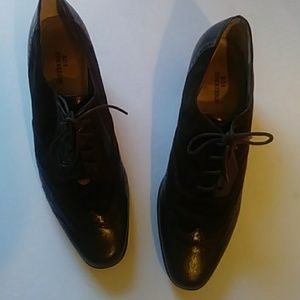 Ros Hommerson leather/leather suede wingtips-sz 9M